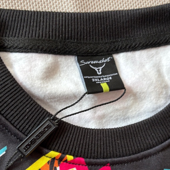 Colorful Geometric Pattern Sweatshirt - Picture 3 of 5